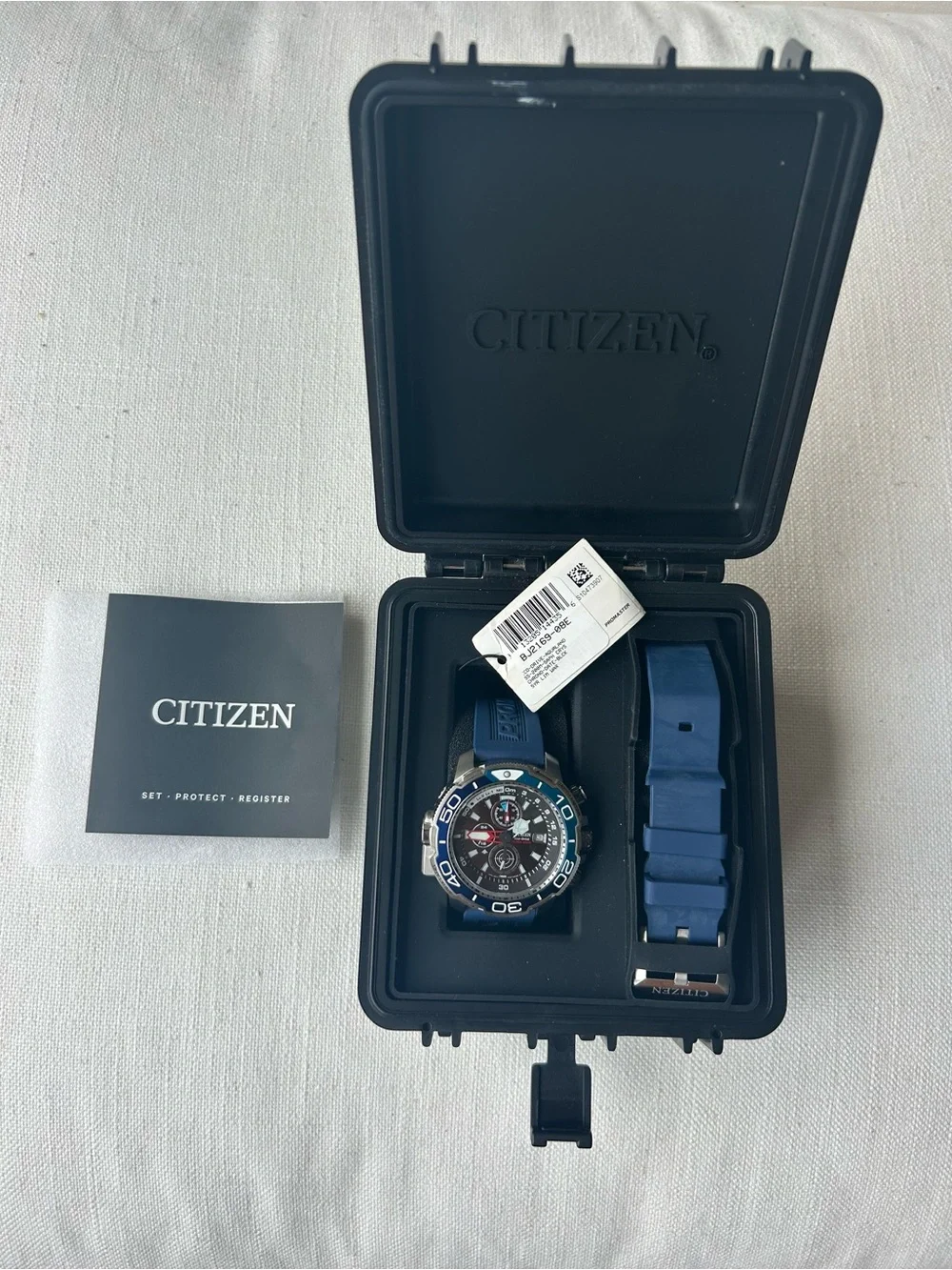 Citizen Promaster Aqualand Dive Chronograph with Extra Blue Strap